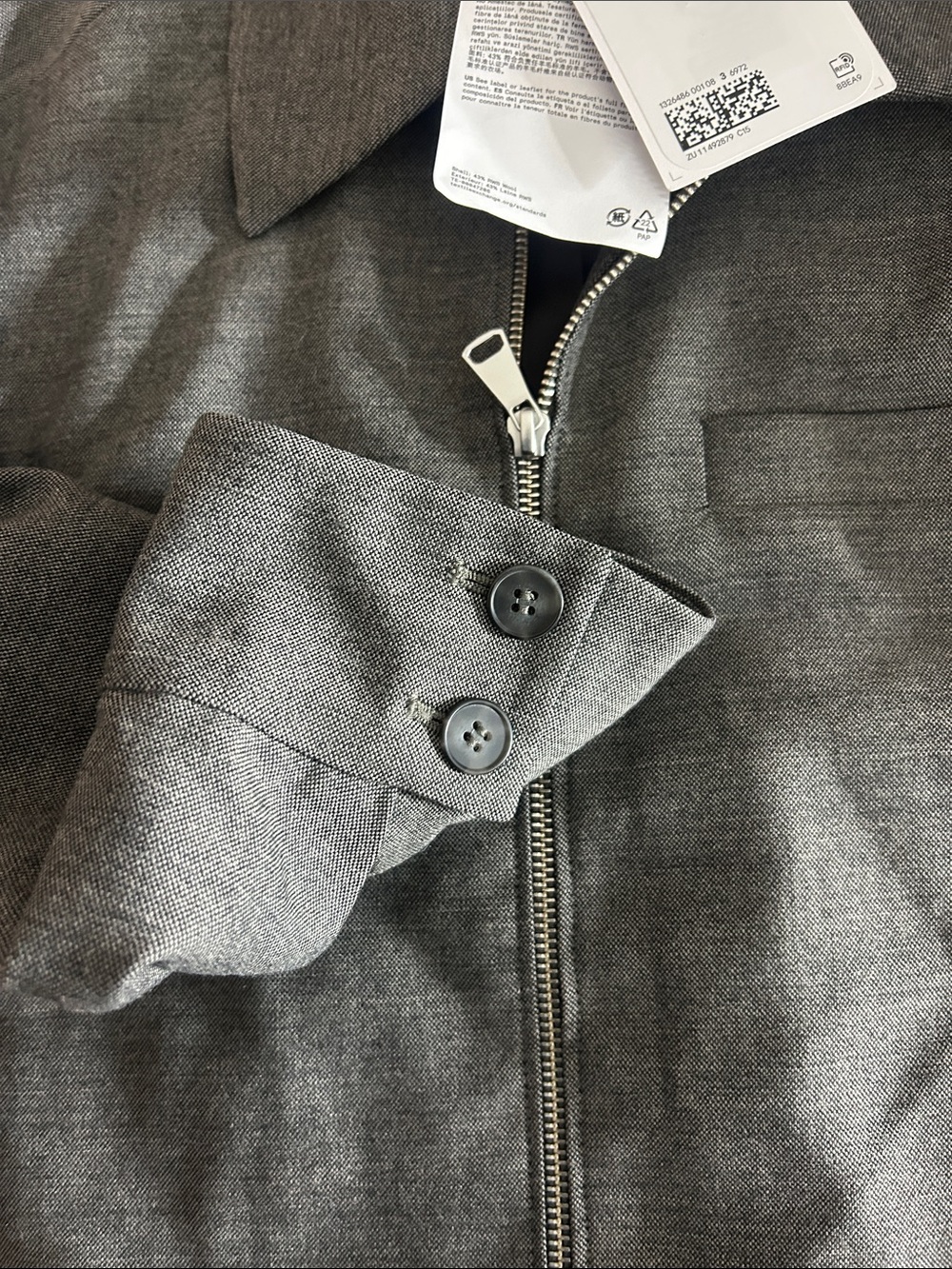 NWT (size XS) & Other Stories SHORT WOOL JACKET - Picture 7 of 7